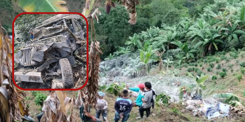 Campero cayó al abismo dejando dos fallecidos y varios heridos, entre ellos tres menores en Ibagué