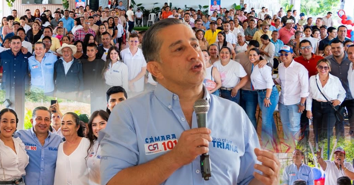 MI CANDIDATURA SE DEBE A LA GENTE Y A DIOS, JULIO CÉSAR TRIANA