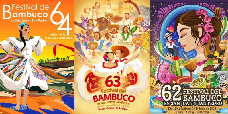 Abierta convocatoria para elegir el afiche oficial del Festival del Bambuco 2026