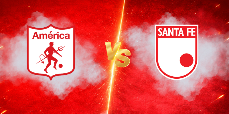 Clásico rojo: América y Santa Fe se miden en el Pascual Guerrero