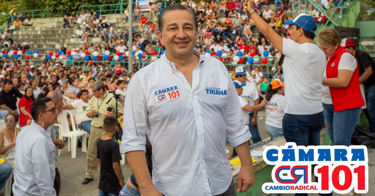 Multitudinaria reunión en Neiva ratifica el liderazgo de Julio Cesar Triana en el Huila