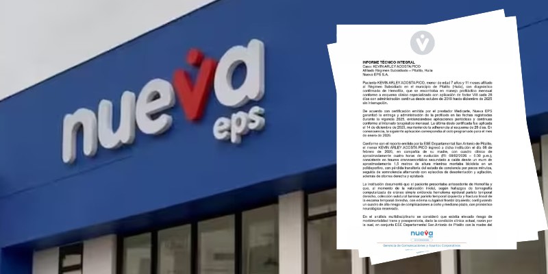 Nueva EPS atribuye fallecimiento de niño con hemofilia a trauma severo