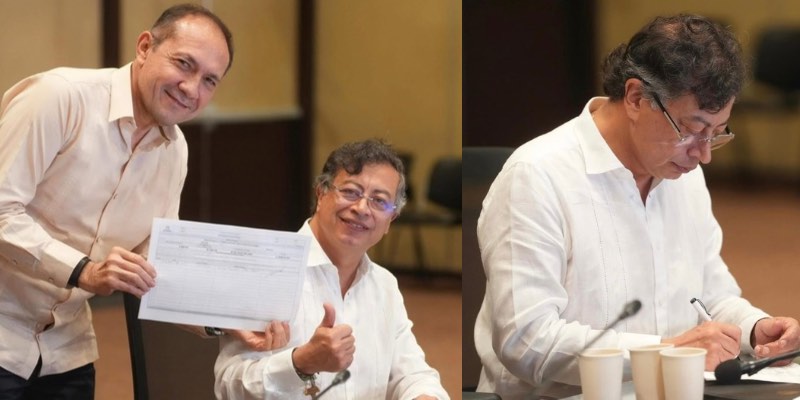Petro y su gabinete firman solicitud para convocar Asamblea Constituyente