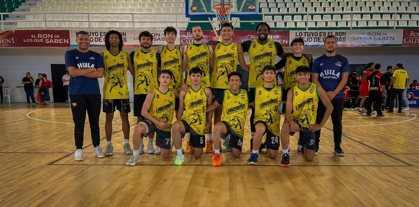 ¡Invictos y Campeones! La Selección Huila de Baloncesto hace historia en Manizales