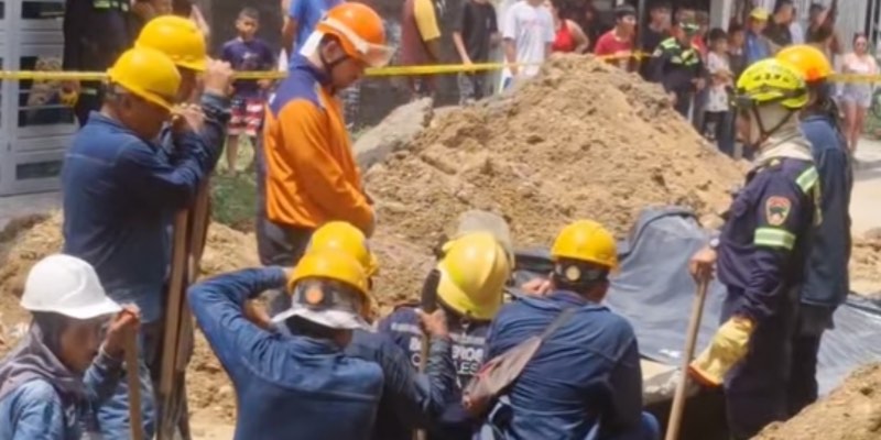 Obrero fallece en obra de alcantarillado en Neiva