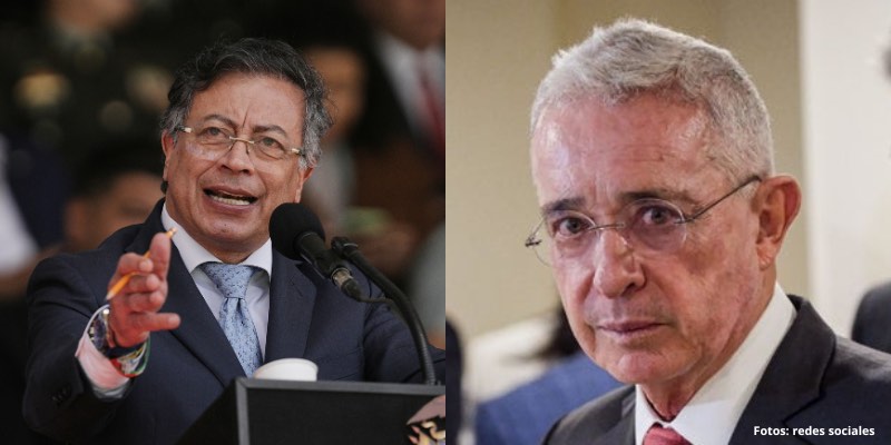 Petro responde a Uribe: “no soy defensor del narcoparamilitarismo” y presenta cifras de su gestión