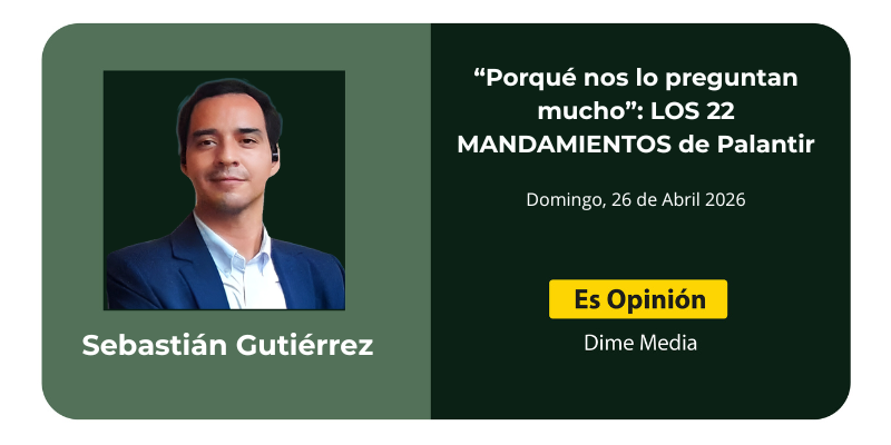 “Porqué nos lo preguntan mucho”: LOS 22 MANDAMIENTOS de Palantir