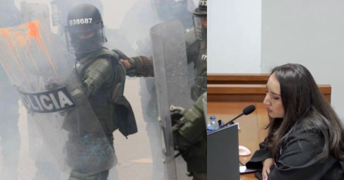 Siete años de cárcel para exagente del Esmad por dejar ciega a una joven durante el Paro Nacional
