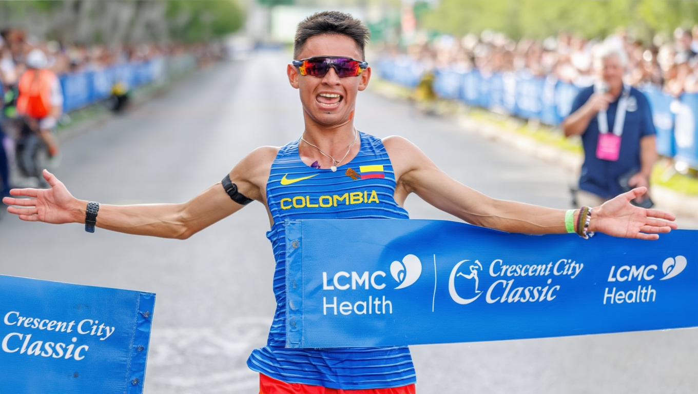 El colombiano Rolando Ortiz Jr. se corona campeón de la mítica Crescent City Classic en Nueva Orleans