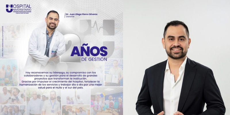 Hospital Universitario del Huila destaca dos años de gestión con avances en atención y servicio