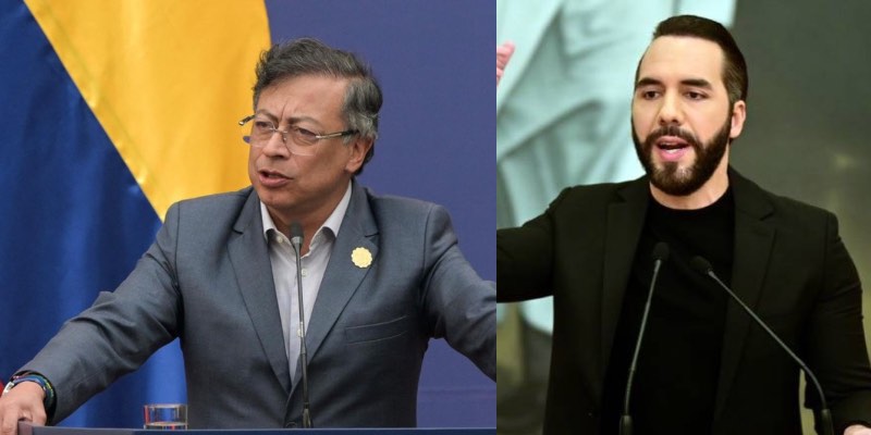 Cruce de declaraciones entre Nayib Bukele y Gustavo Petro por sistema carcelario salvadoreño
