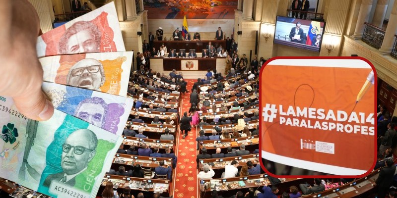 Cámara de Representantes aprueba en sexto debate proyecto para restablecer la Mesada 14 a docentes pensionados
