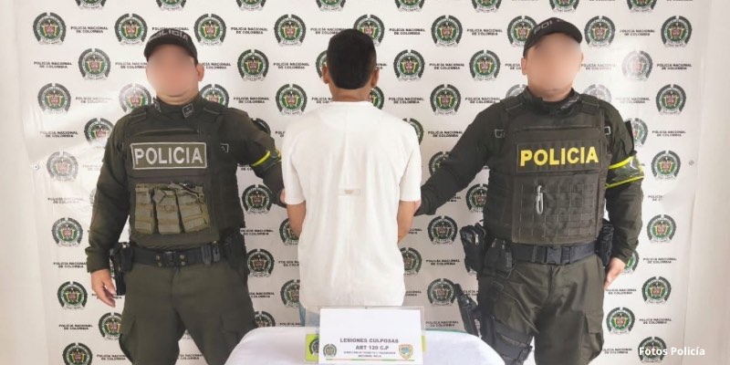Policía captura a motociclista que arrolló a uniformado en control vial entre Gigante y Neiva