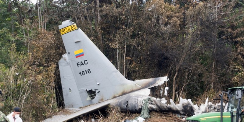 Avión Hércules C-130 accidentado en Putumayo no tenía seguro