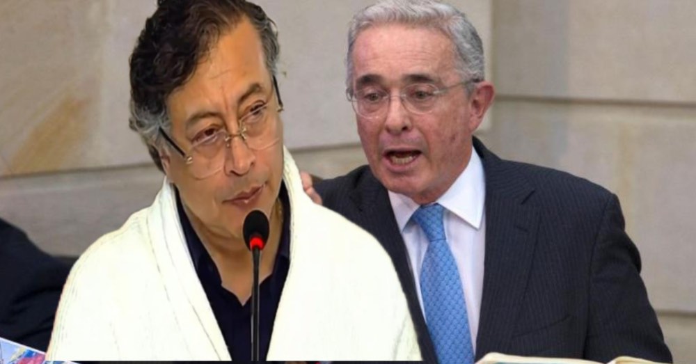 Álvaro Uribe reta a Gustavo Petro: “Que un jurado internacional diga: si usted miente, renuncie a la Presidencia; si yo miento, renuncio a la política”