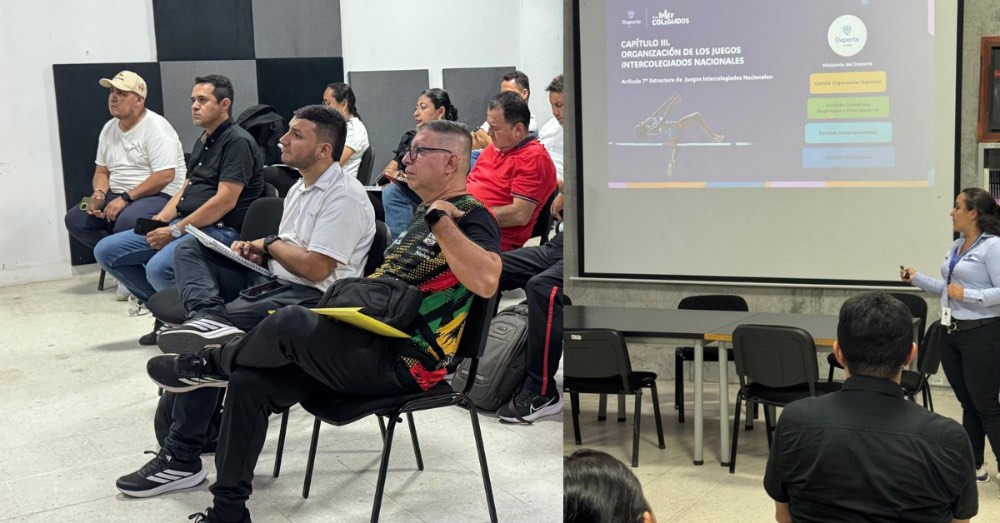 Neiva y Ministerio del Deporte socializan inscripciones para Juegos Intercolegiados 2026