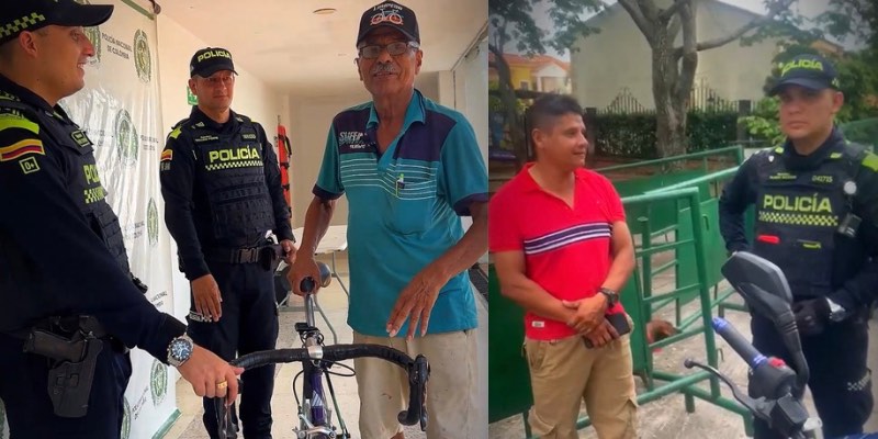 Recuperan bicicleta y motocicleta hurtadas en operativos policiales en Neiva