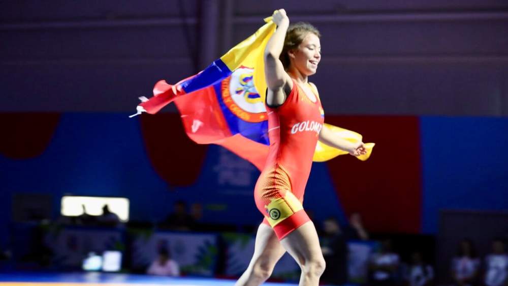 Valery Rubio Torres gana el primer oro para Colombia en lucha libre femenina en Panamá