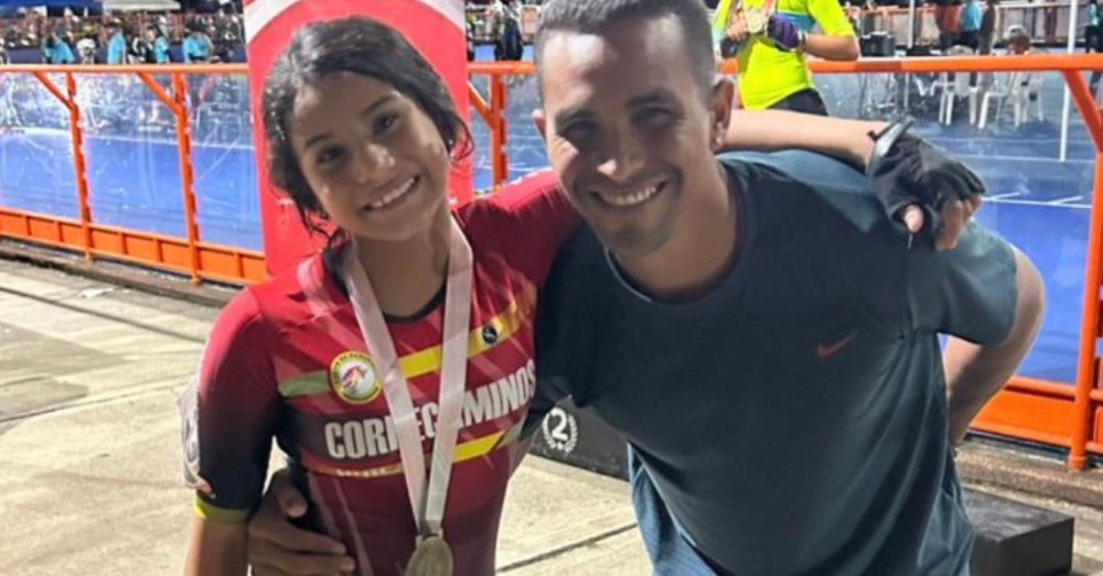 Sharon Nashira Lobo Chavarro, patinadora del club Semillas, se consagra campeona nacional en Armenia