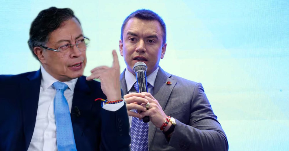 Petro responde a Daniel Noboa y se refiere a tensiones con Ecuador y EE. UU.