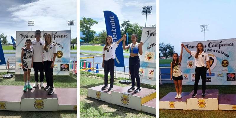 Juliana Guevara Huelgos, la atleta de Garzón que brilló con tres medallas en el Festival Nacional de Atletismo de Ibagué