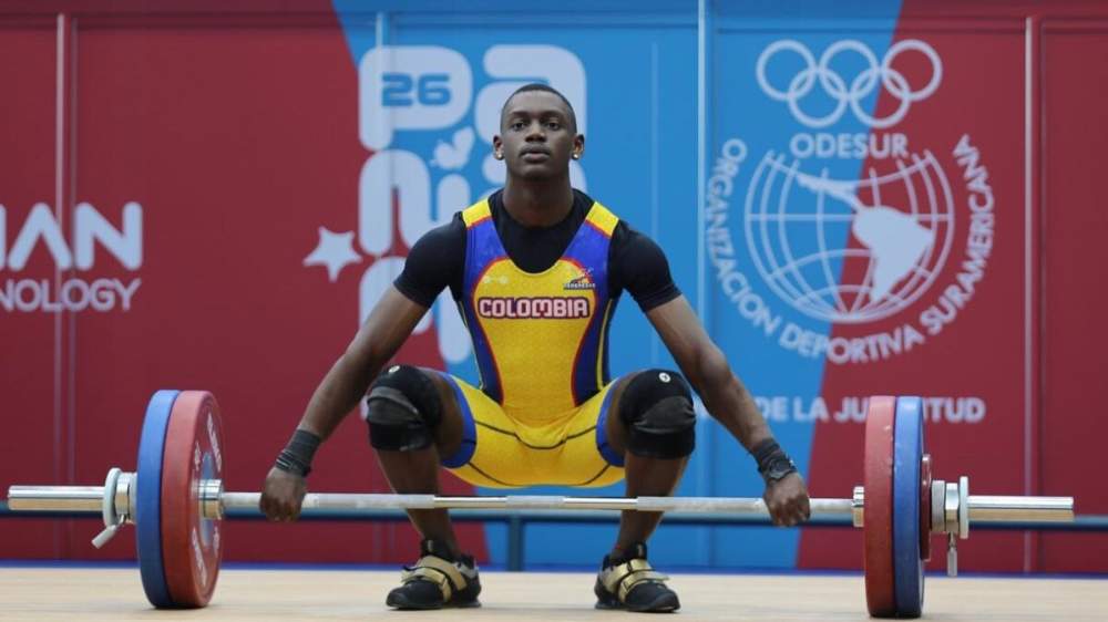 Kevin Andrés Campaz gana oro para Colombia en levantamiento de pesas en Juegos Suramericanos de la Juventud