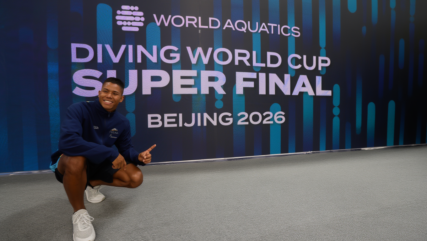 Luis Felipe Uribe busca el podio mundial en la Súper Final de Clavados en China
