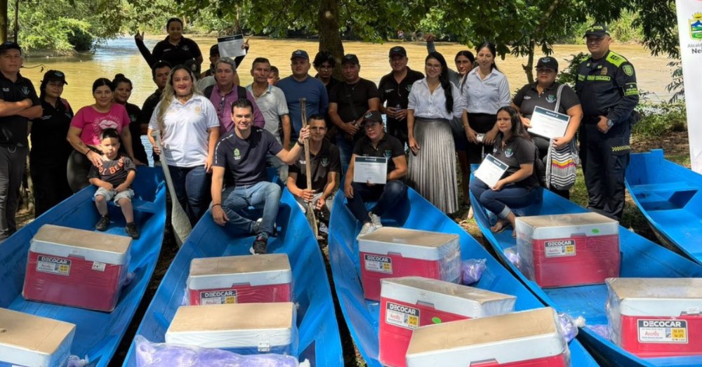 Alcaldía de Neiva fortalece a pescadores de Fortalecillas con kits y formación