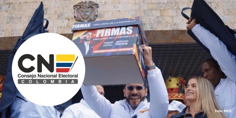 CNE abre estudio para revocar candidatura de Abelardo de la Espriella por firmas