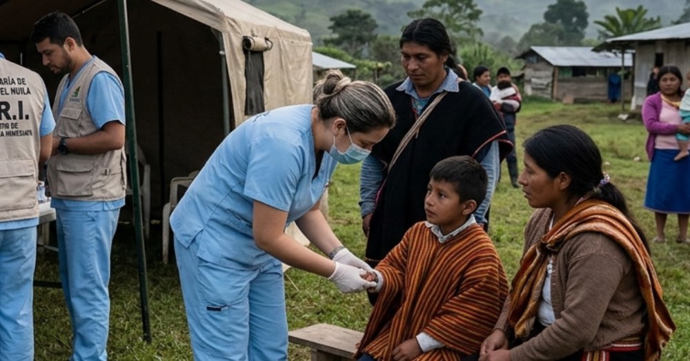 Huila mantiene alerta sanitaria en comunidad indígena tras muerte de un niño