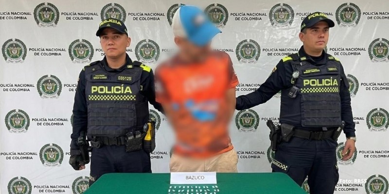 Capturan a hombre de 49 años con más de 35 dosis de bazuco en el barrio Carbonell de Neiva