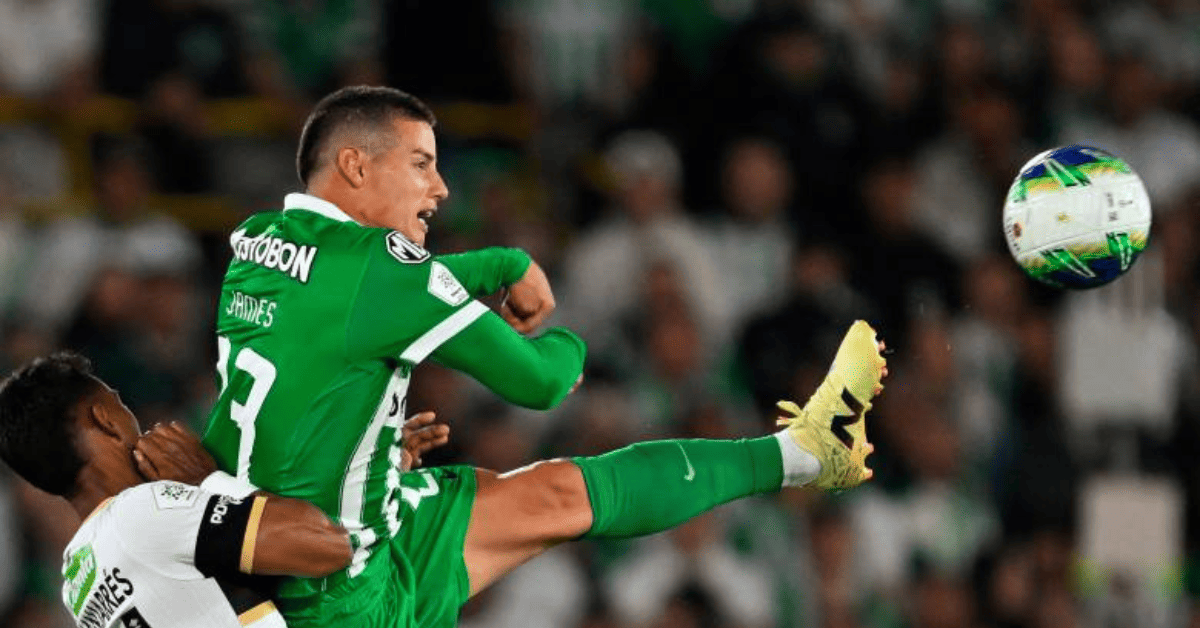 Fiesta verdolaga en El Campín: así fue el vibrante debut de James Rodríguez con Atlético Nacional