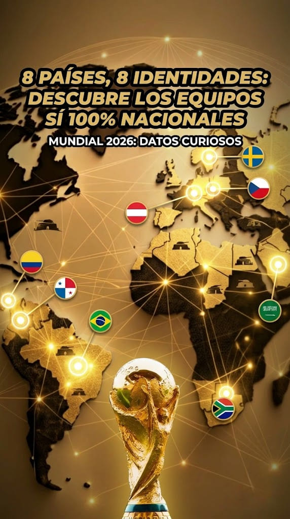 ¡Sólo 8 selecciones son 100% nativas en el mundo! Conócelas en este video