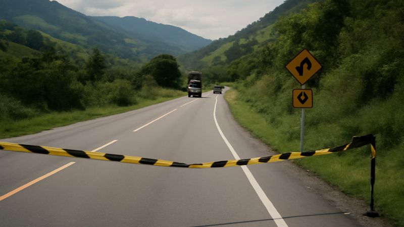 Ataque con explosivos en Panamericana alerta a viajeros y comerciantes del Huila