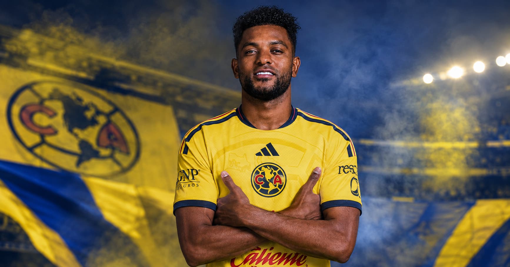 El delantero colombiano Miguel Borja firma con el Club América por un año con opción de extensión