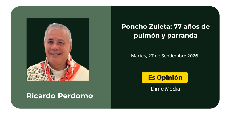 Poncho Zuleta: 77 años de pulmón y parranda