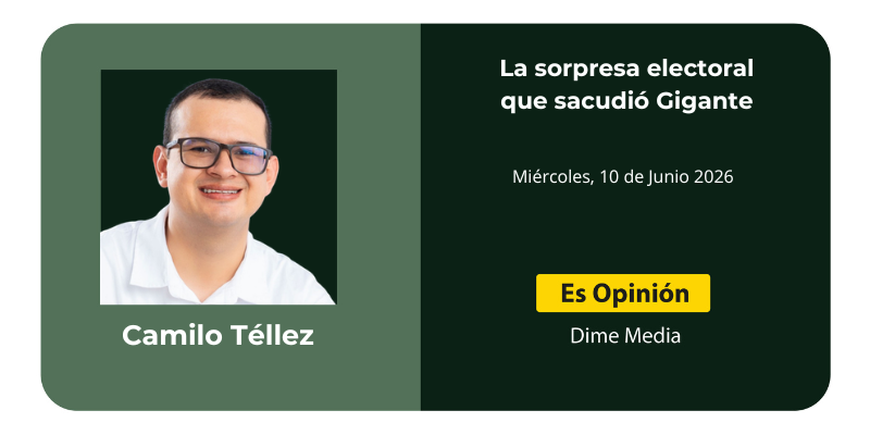 Camilo Téllez: La sorpresa electoral que sacudió Gigante