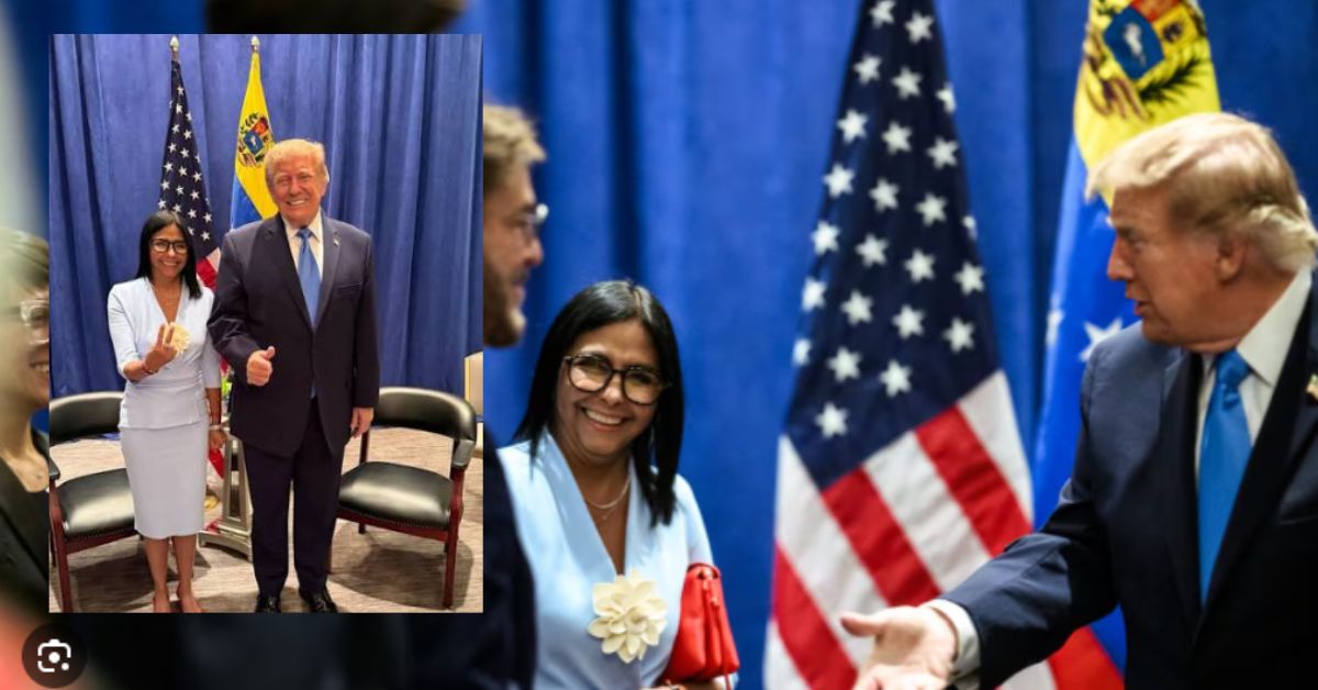 Trump y Delcy Rodríguez se reúnen por primera vez en Nueva York, en la semana en que Venezuela vuelve a hablar en la ONU tras varios años