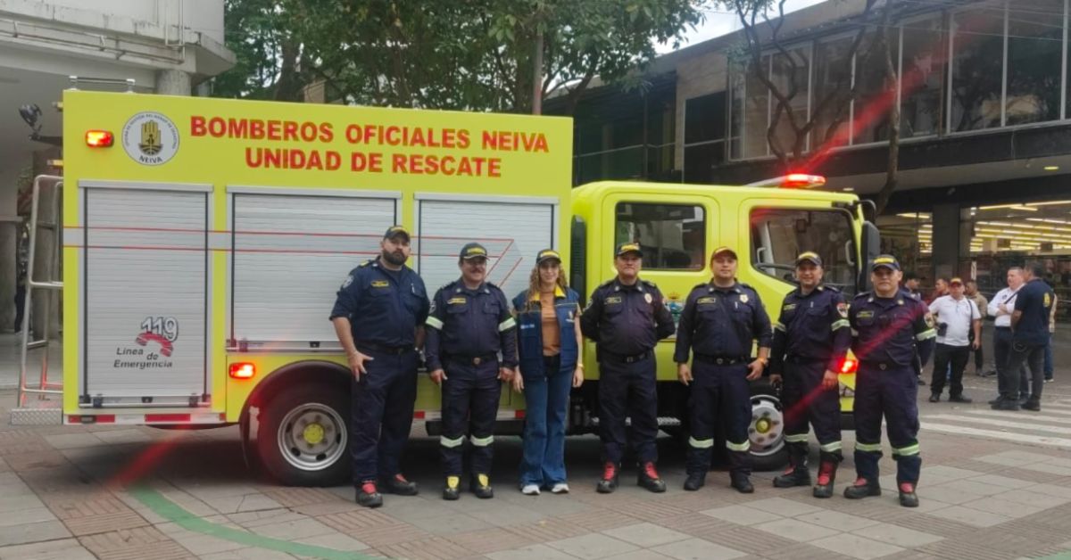 Bomberos de Neiva fortalecen su capacidad operativa con nuevo vehículo multipropósito