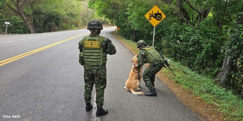 Ejército Nacional destruye de forma controlada cilindro explosivo en la Ruta I-45, sector Y de Praga, Huila