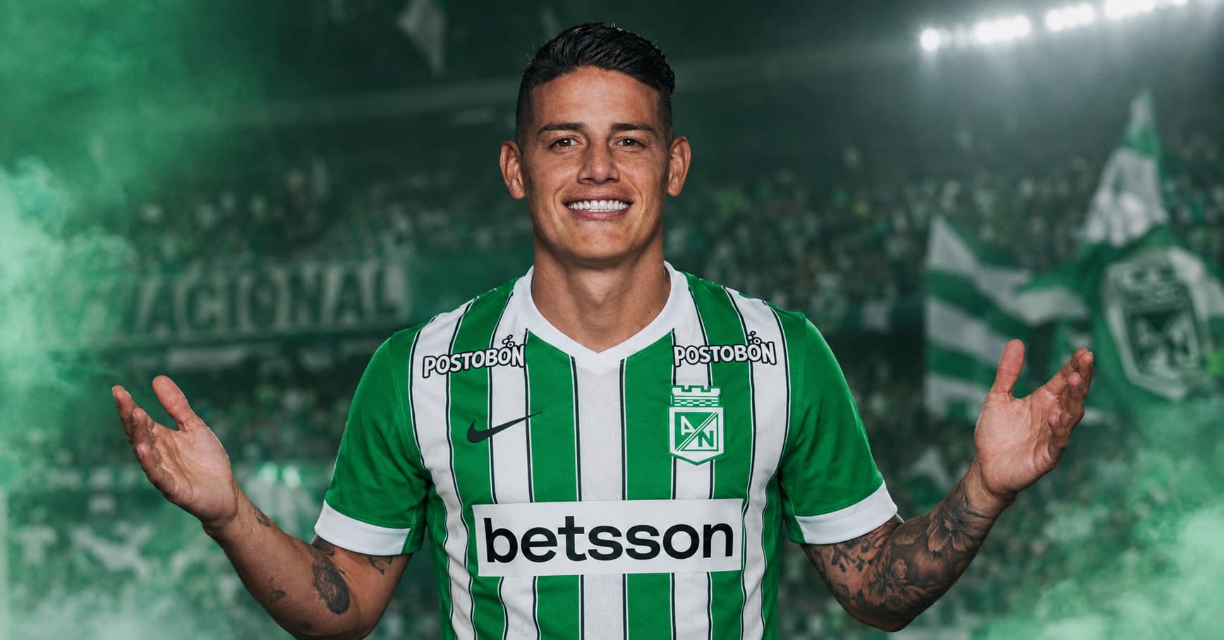 James Rodríguez llega a un acuerdo verbal para convertirse en nuevo jugador de Atlético Nacional