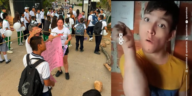 Plantón en Tello por presunto caso de bullying