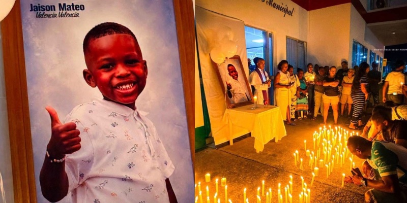 Bahía Solano se unió en oración por Mateo y las familias afectadas