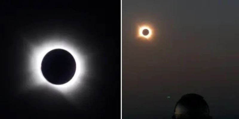 Eclipse solar total fue visible en España y otras zonas de Europa