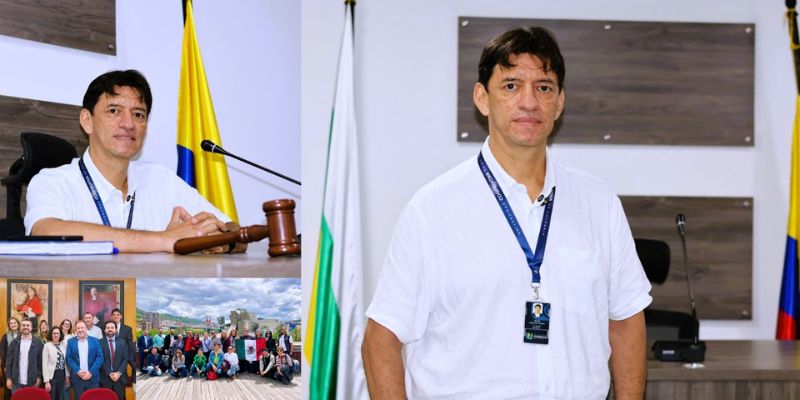 Profesor de Derecho de la UCC Neiva representó a Colombia en España