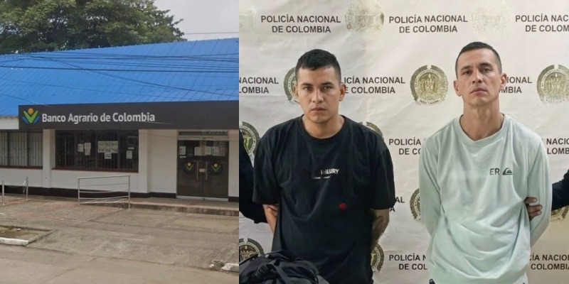 Policía impide robo al Banco Agrario del municipio de Aipe