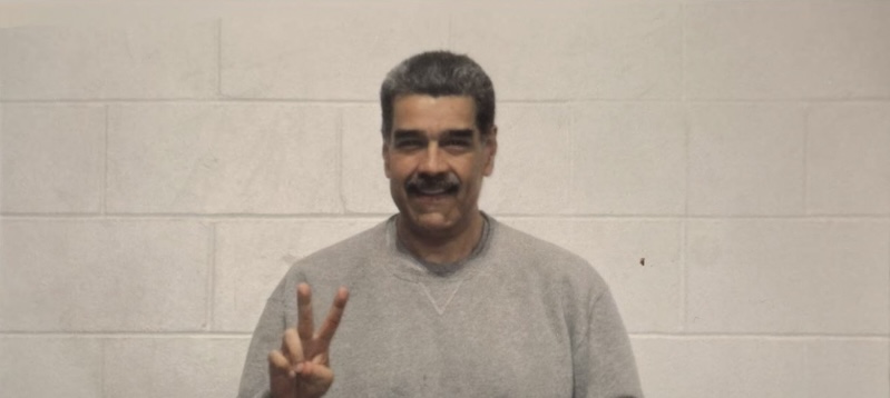 Revelan imágenes de Nicolás Maduro desde cárcel en Nueva York