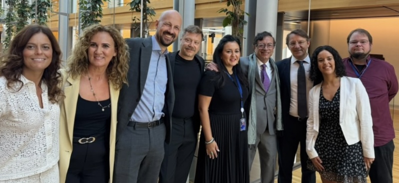 Petro denuncia ante diputados europeos un supuesto fraude electoral en Colombia
