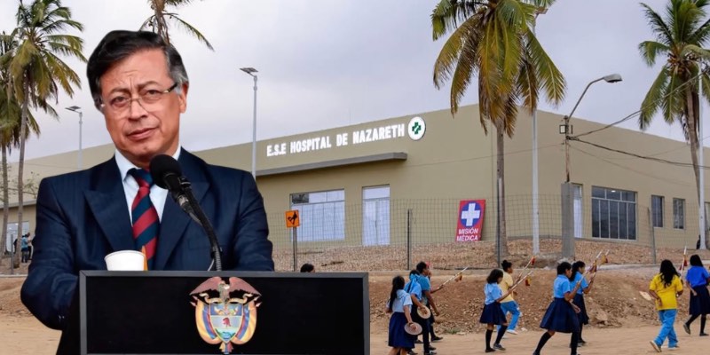 Gustavo Petro entregó dos hospitales en La Guajira
