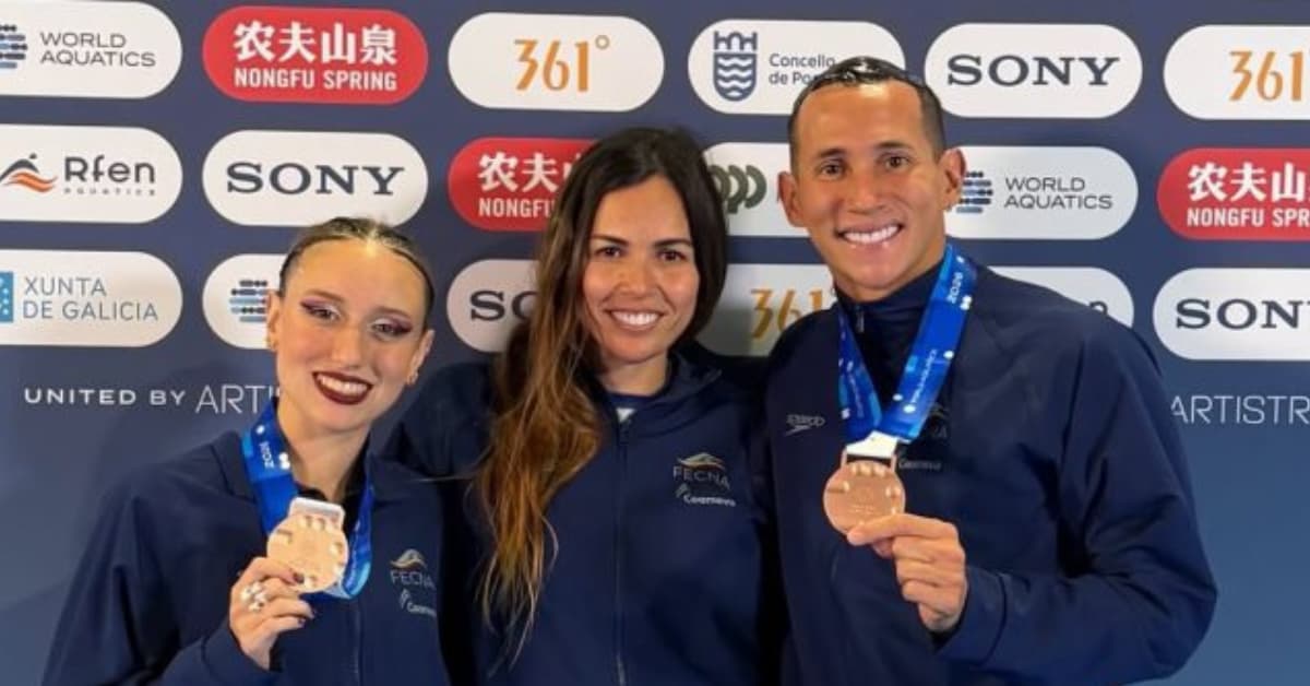 Gustavo Sánchez y Emily Minante se cuelgan la medalla de bronce en la Copa Mundo de Pontevedra